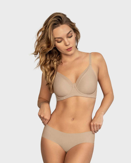 Brasier clásico de soporte con varilla Natural Support#color_802-cafe-claro