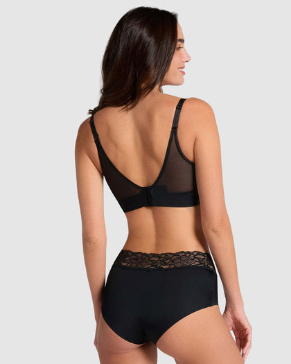 Brasier triangular de realce alto y buen cubrimiento Memory Bustier#color_700-negro