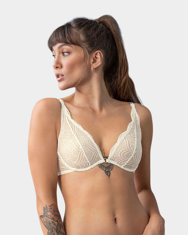 Bralette en encaje con transparencias y varillas#color_253-marfil-crudo