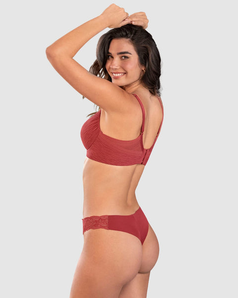 Comfort Fit Brasier con cubrimiento total del busto#color_391-rojo