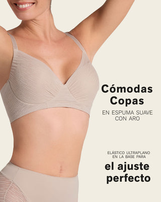 Comfort fit brasier con cubrimiento total del busto#color_802-cafe-claro