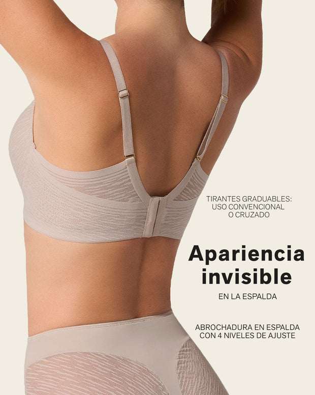 Comfort fit brasier con cubrimiento total del busto
