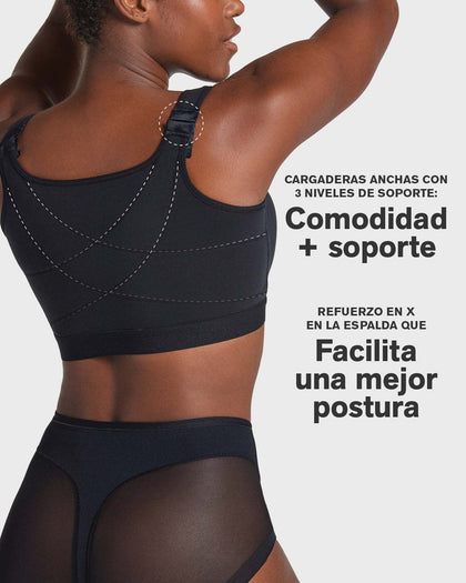 Brasier tipo top multiusos ultracómodo en algodón#color_700-negro
