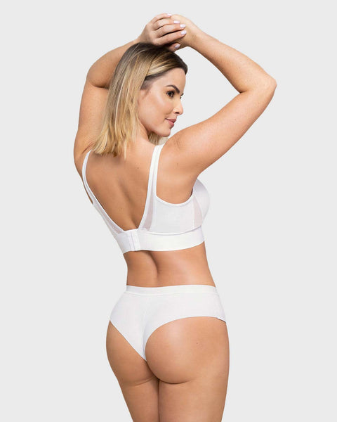 Brasier tipo top de copas extraíbles totalmente cómodo y liviano Flexi Brastop#color_000-blanco