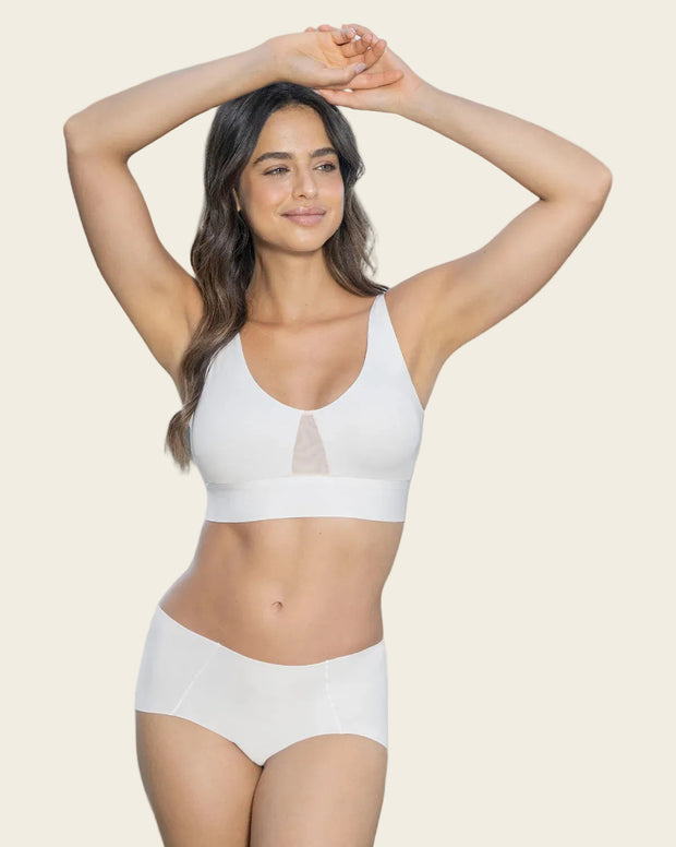 Brasier tipo top de copas extraíbles totalmente cómodo y liviano Flexi Brastop