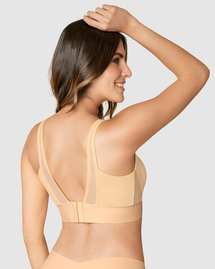 Brasier tipo top de copas extraíbles totalmente cómodo y liviano Flexi Brastop#color_219-naranja-claro