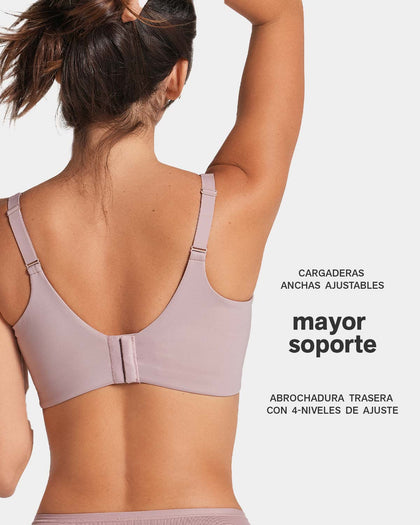 Brasier sin varilla ultracómodo de alto soporte y cubrimiento Everyday Bra#color_281-palo-de-rosa