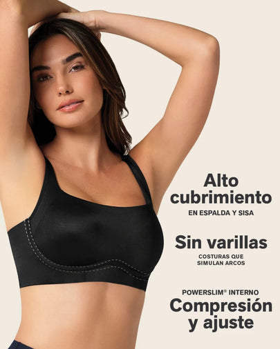 Brasier sin varilla ultracómodo de alto soporte y cubrimiento everyday bra#color_700-negro
