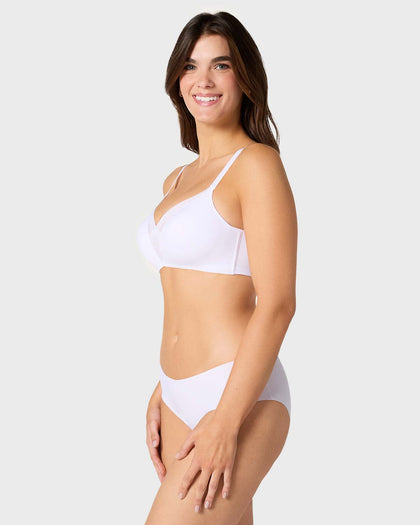 Brasier sin varilla de realce alto incorporado Magical Bra#color_000-blanco