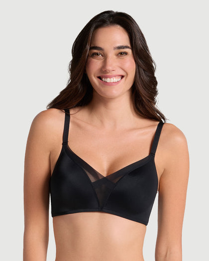 Brasier sin varilla de realce alto incorporado Magical Bra#color_700-negro