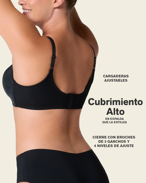 ComfortFit Bra + Truly Undetectable Panty en Negro