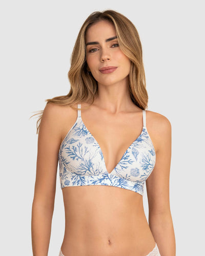 Brasier sin varilla total comodidad Elemental Bra#color_b50-estampado-azul