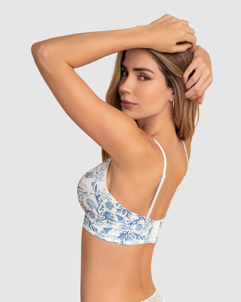 Brasier sin varilla total comodidad Elemental Bra#color_b50-estampado-azul