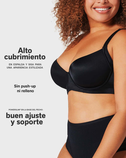 Brasier de buen cubrimiento en escote y espalda#color_700-negro