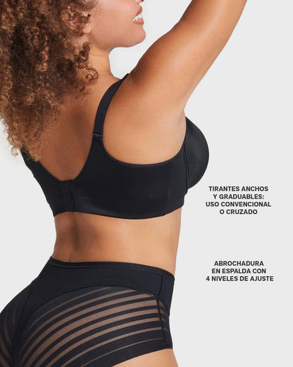 Brasier de buen cubrimiento en escote y espalda#color_700-negro