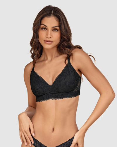 Bralette con costuras internas que simulan varillas#color_700-negro