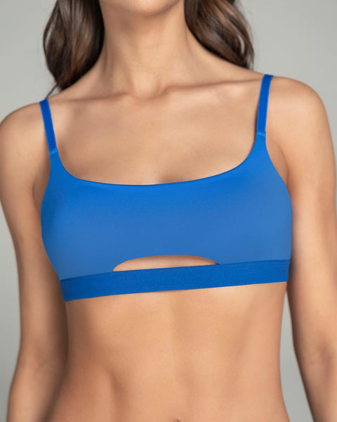 Daily-Sexy Top con abertura frontal#color_481-azul