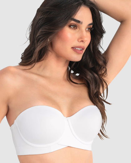 Brasier strapless ideal para busto mediano y grande