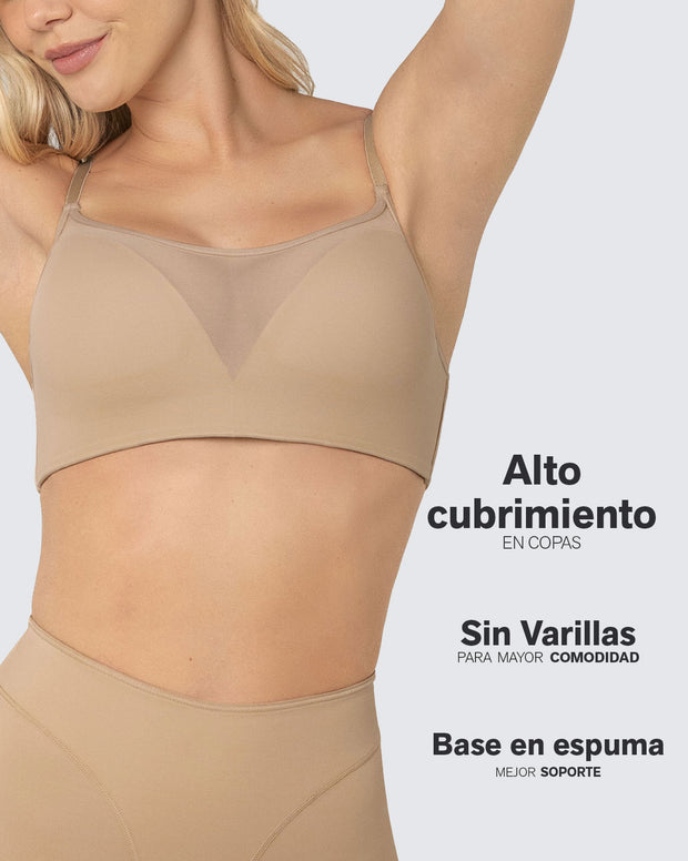 Brastop en copas prehormadas fijas en espuma