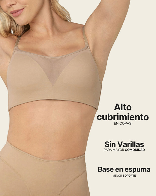 Brastop en copas prehormadas fijas en espuma
