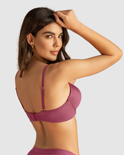 Brasier de realce alto con escote profundo#color_300-violeta