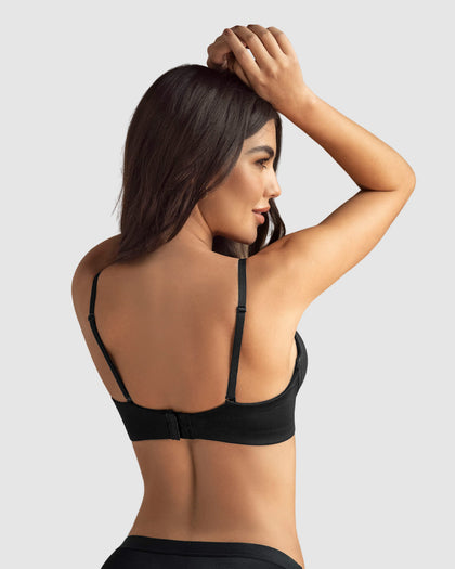 Brasier de realce alto con escote profundo#color_700-negro