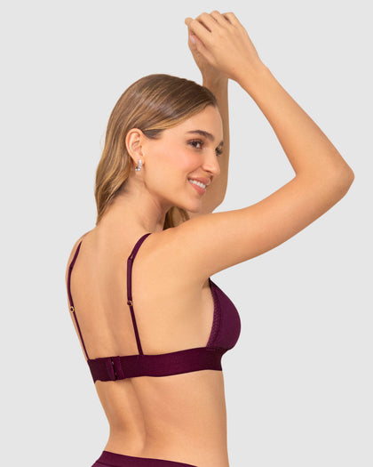 Bralette Liso + SmartLace®#color_466-vino
