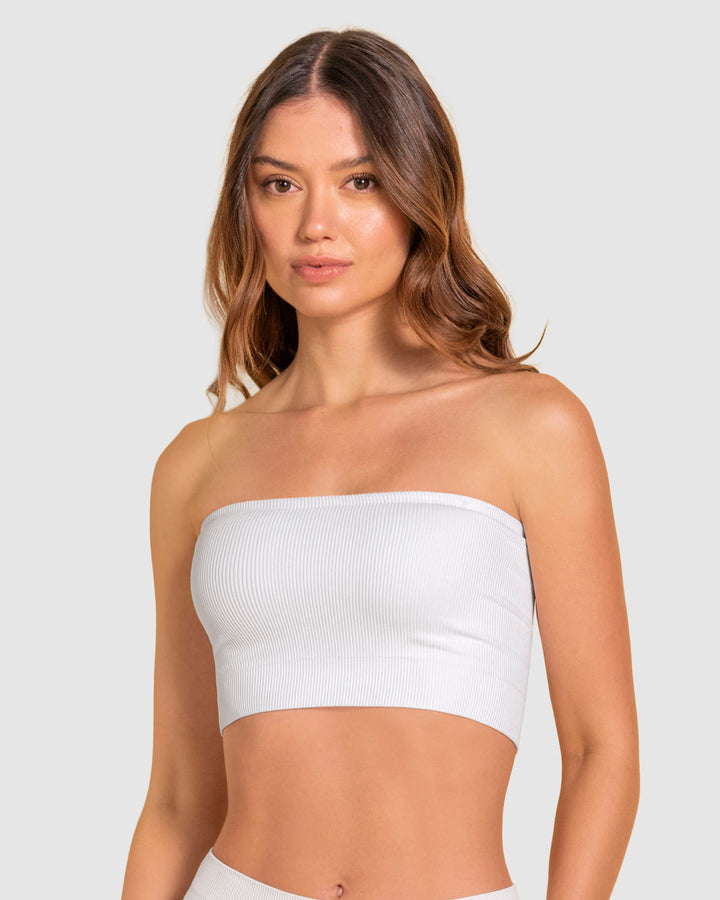 Top strapless sin costuras