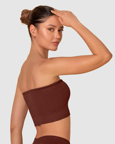 Top strapless sin costuras#color_a21-marron