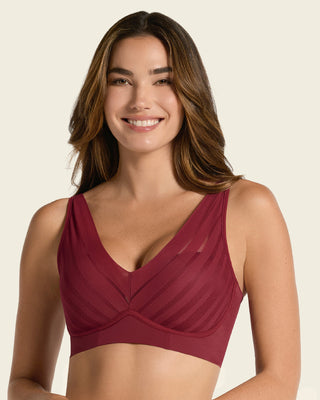 Brasier sin arco, alto cubrimiento en escote y espalda#color_240-vino