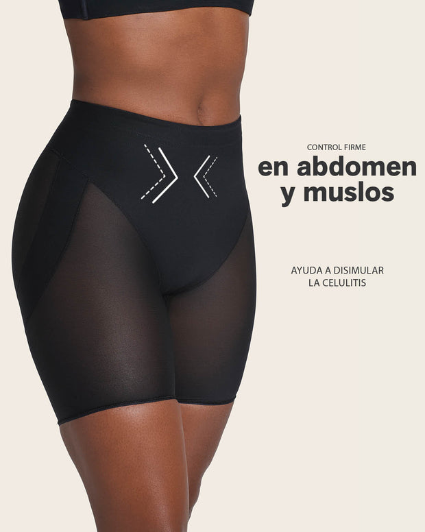 Panty faja tipo short levanta cola de compresión en abdomen