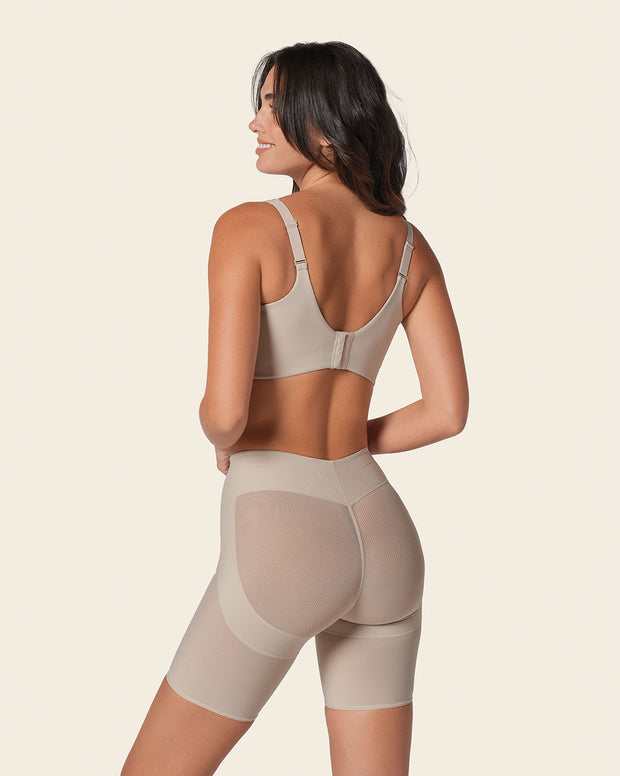Panty faja tipo short levanta cola de compresión en abdomen