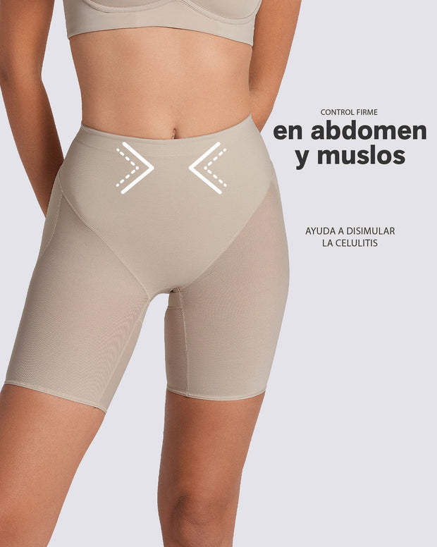 Faja pantalón tipo short levanta glúteos de control en abdomen