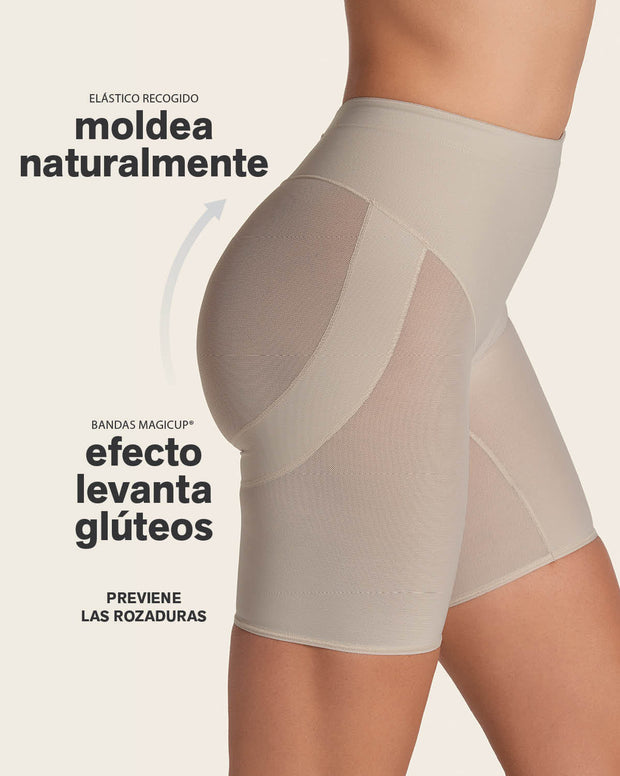 Panty faja tipo short levanta cola de compresión en abdomen
