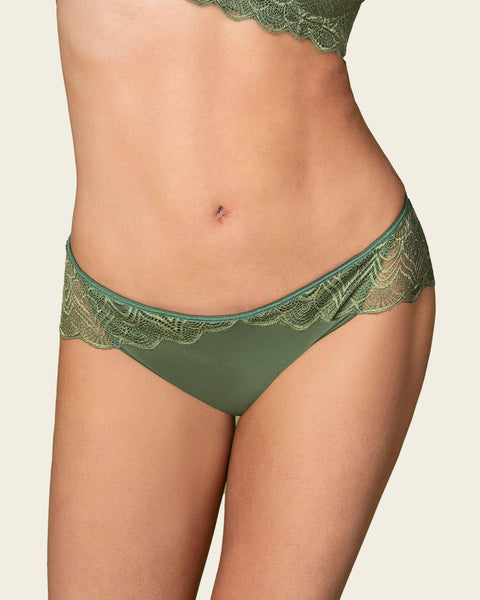 Panty hipster en encaje suave y cómodo#color_068-verde-oliva