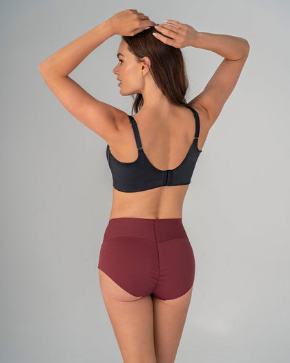 Panty hípster tiro alto de compresión fuerte de abdomen