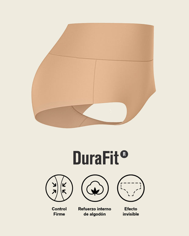 Panty hípster tiro alto de compresión fuerte de abdomen