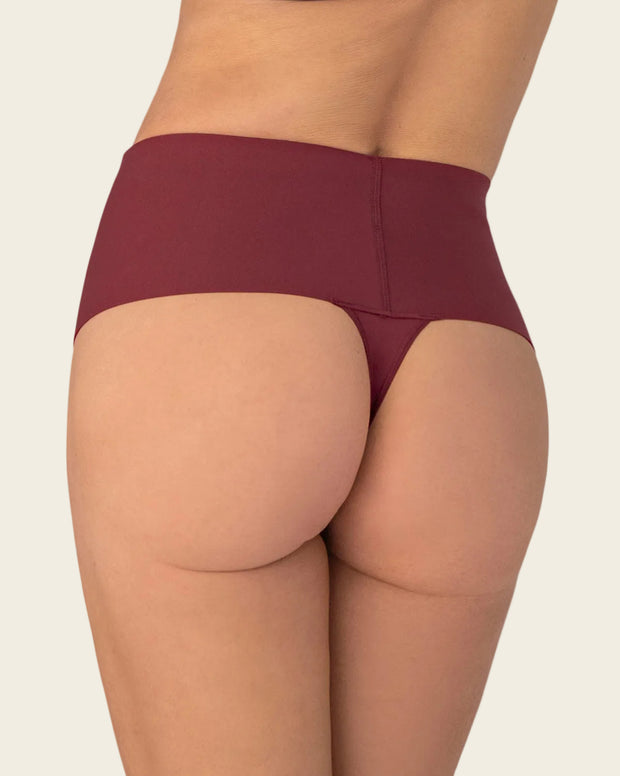Panty faja brasilera con fajón ancho de compresión fuerte tiro alto
