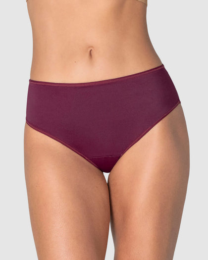 Panty clásico alto en pierna con compresión moderada en el abdomen#color_466-vino