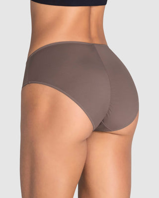 Panty clásico alto en pierna con compresión moderada en el abdomen#color_868-taupe