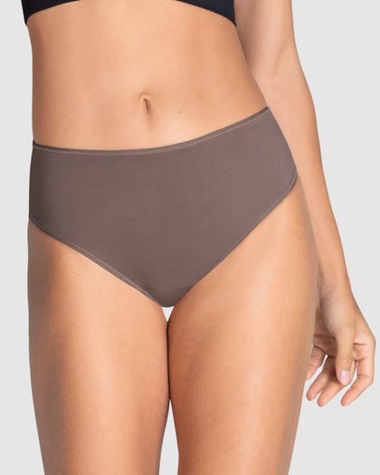 Panty clásico alto en pierna con compresión moderada en el abdomen#color_868-taupe