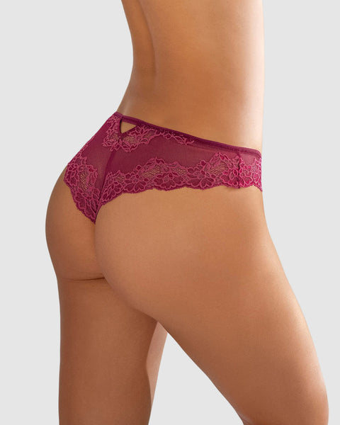 Panty cachetero en SmartLace® y tul increíblemente sexy#color_240-vino