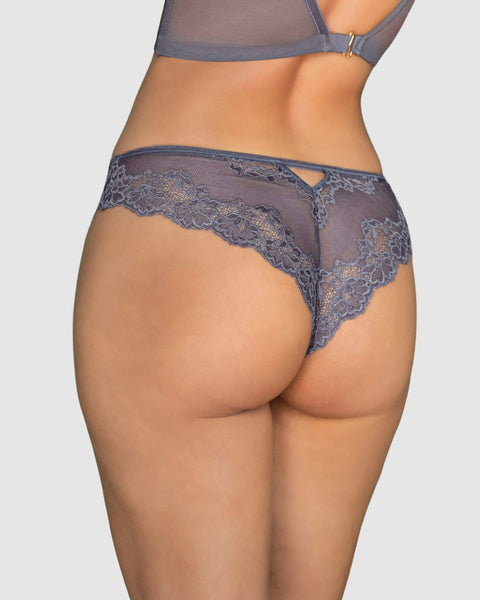 Panty cachetero en SmartLace® y tul increíblemente sexy#color_721-gris-oscuro