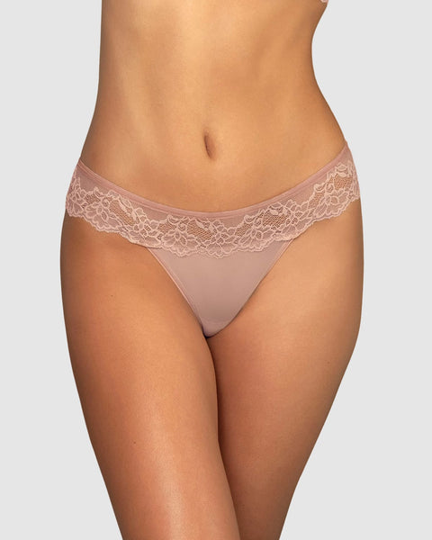 Panty cachetero en SmartLace® y tul increíblemente sexy#color_a22-rosa-vieja