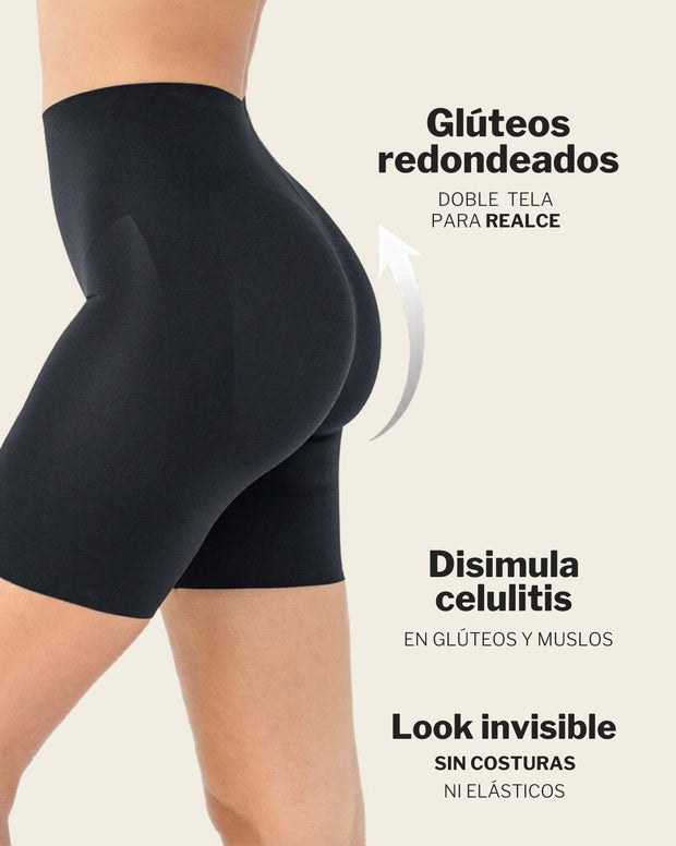 Short de compresión ultraplano efecto invisible