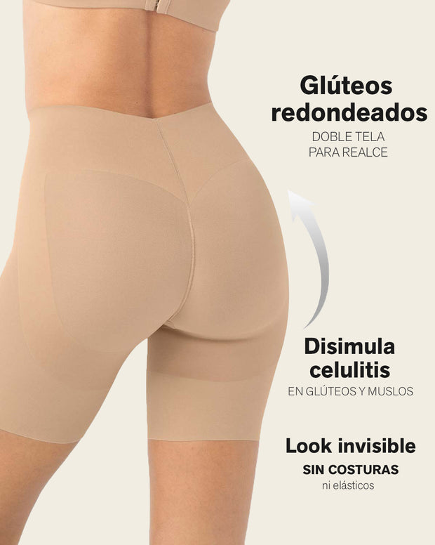 Short de compresión ultraplano efecto invisible