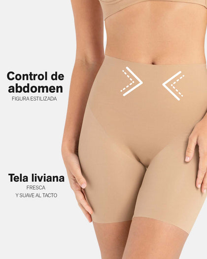 Short de compresión ultraplano efecto invisible#color_801-cafe-medio