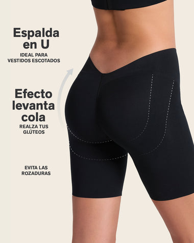 Short de compresión efecto invisible espalda en U#color_700-negro
