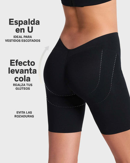 Short de compresión efecto invisible espalda en U#color_700-negro