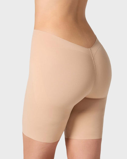 Short de compresión efecto invisible espalda en U#color_801-cafe-medio